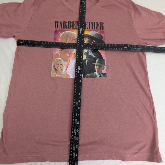 Barbenheimer Tee Shirt Barbie + Oppenheimer movies released same date  Large - Picture 4 of 8